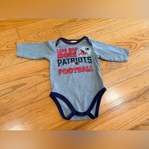NFL Patriots onesie